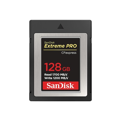 SanDisk Extreme Pro 128 GB CFexpress Typ B Speicherkarte bis zu 1700 MB/s von Sandisk