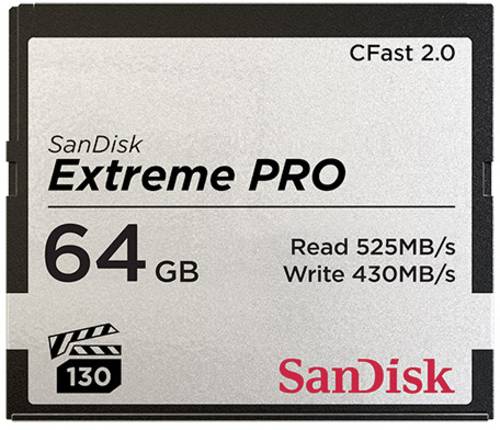 SanDisk Extreme Pro 2.0 CFast-Karte 64GB von Sandisk