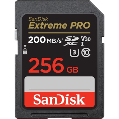 SanDisk Extreme Pro 256 GB SDXC UHS-I-Speicherkarte (2022) bis 200 MB/s von Sandisk