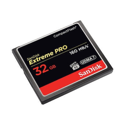 SanDisk Extreme Pro 32 GB CompactFlash Speicherkarte bis zu 160 MB/s von Sandisk