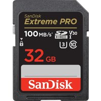 SanDisk Extreme Pro 32 GB SDHC UHS-I-Speicherkarte (2022) bis 100 MB/s von Sandisk