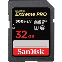 SanDisk Extreme Pro 32 GB SDHC UHS-II-Speicherkarte bis 300 MB/s von Sandisk