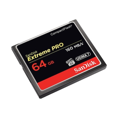 SanDisk Extreme Pro 64 GB CompactFlash Speicherkarte bis zu 160 MB/s von Sandisk