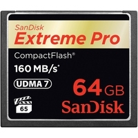 SanDisk Extreme Pro - Flash-Speicherkarte - 64GB - 1000x/1067x - CompactFlash (SDCFXPS-064G-X46) von Sandisk