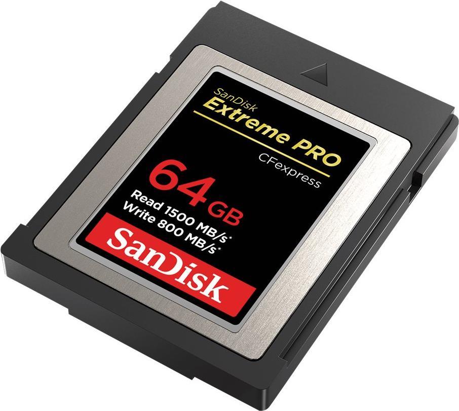 SanDisk Extreme Pro - Flash-Speicherkarte - 64GB - CFexpress (SDCFE-064G-GN4NN) von Sandisk