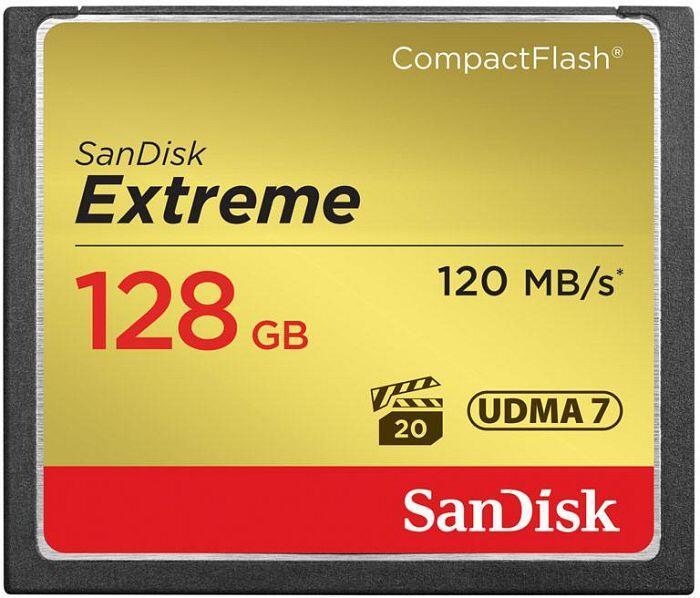 SanDisk Extreme R120/W60 CompactFlash Card 128GB von Sandisk