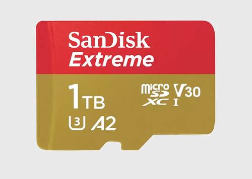 SanDisk Extreme microSDXC-Karte 1024GB UHS-Class 3stoßsicher, Wasserdicht SanDisk Extreme microSDXC-Karte 1024GB UHS-Class 3stoßsicher, Wasserdicht von Sandisk