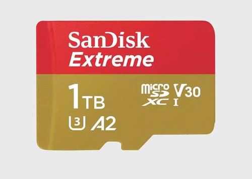 SanDisk Extreme microSDXC-Karte 1024GB UHS-Class 3stoßsicher, Wasserdicht von Sandisk