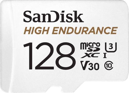 SanDisk High Endurance Monitoring miniSDXC-Karte 128GB Class 10, UHS-I, UHS-Class 3, v30 Video Speed SanDisk High Endurance Monitoring miniSDXC-Karte 128GB Class 10, UHS-I, UHS-Class 3, v30 Video Speed von Sandisk