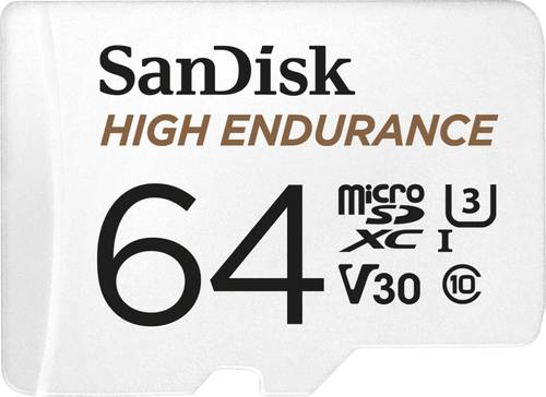 SanDisk High Endurance Monitoring miniSDXC-Karte 64GB Class 10, UHS-I, UHS-Class 3, v30 Video Speed SanDisk High Endurance Monitoring miniSDXC-Karte 64GB Class 10, UHS-I, UHS-Class 3, v30 Video Speed von Sandisk