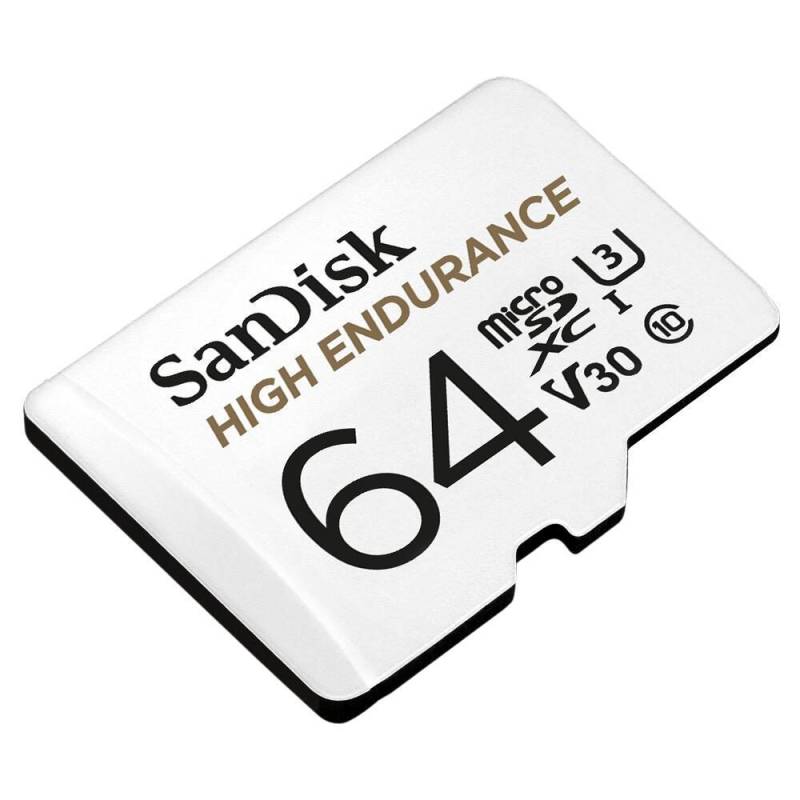 SanDisk High Endurance microSDXC Speicherkarte 64GB + SD Adapter von Sandisk