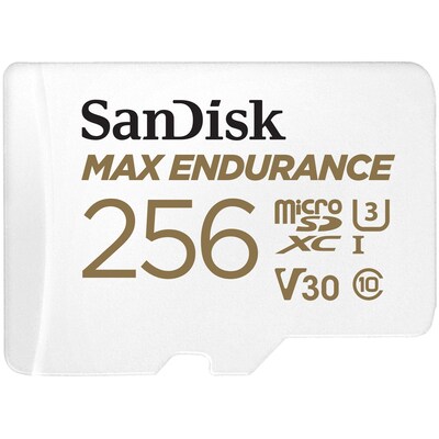 SanDisk Max Endurance microSDXC 256 GB Speicherkarte Kit von Sandisk