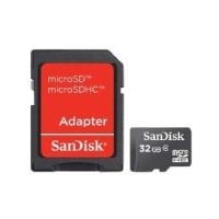 SanDisk Micro SDHC 32GB Class 4 Speicherkarte (inkl. microSD zu SD Adapter) (SDSDQM-032G-B35A) von Sandisk