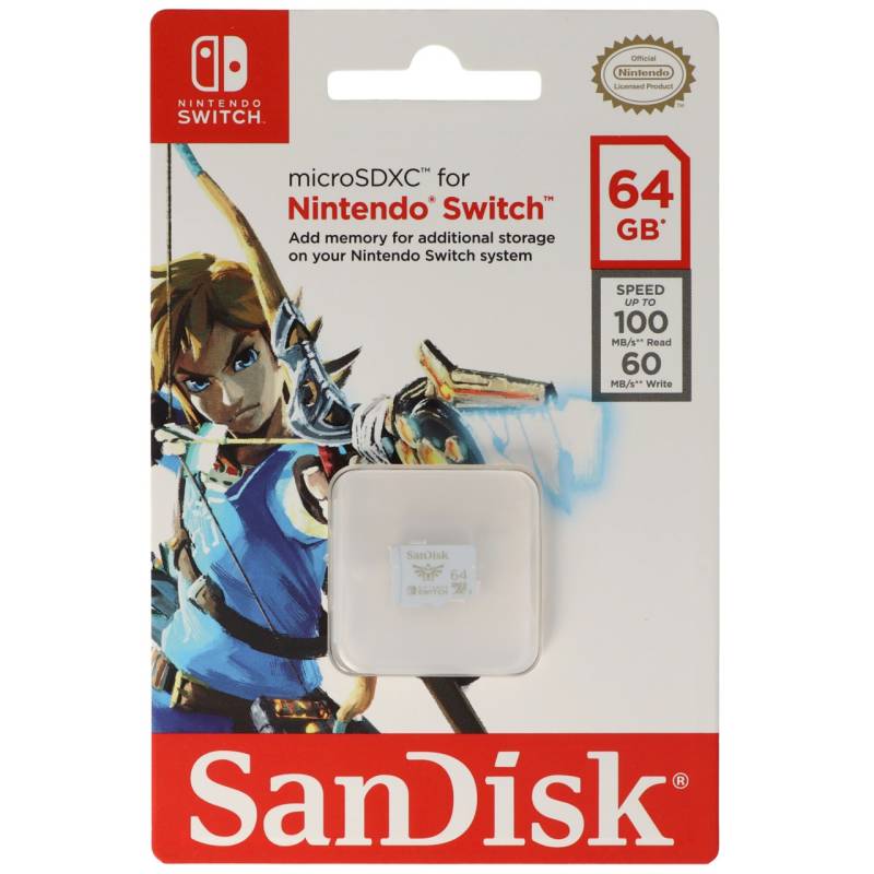 SanDisk MicroSDXC Speicherkarte für Nintendo Switch mit 64, 128 oder 256GB von Sandisk