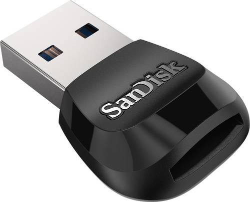 SanDisk MobileMate Externer Speicherkartenleser USB 3.2 Gen 1 (USB 3.0) Schwarz von Sandisk