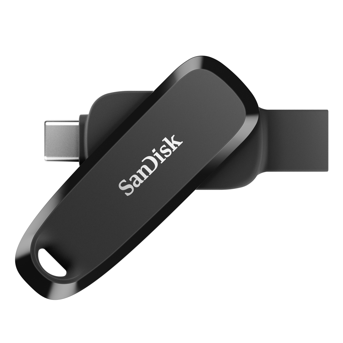SanDisk Phone Drive for Android Typ-A/C 128GB USB-Stick Schwarz Swivel, bis zu 100 MB/s, USB 3.2 Gen 1x1 (5 Gbit/s) von Sandisk