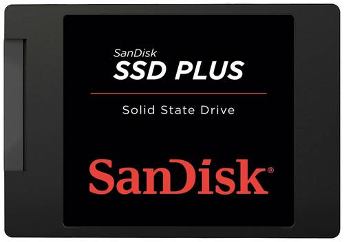 SanDisk SSD PLUS 2TB Interne SATA SSD 6.35cm (2.5 Zoll) SATA 6 Gb/s Retail SDSSDA-2T00-G26 von Sandisk