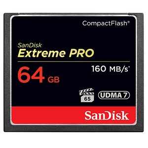 SanDisk Speicherkarte CompactFlash Card Extreme Pro 64 GB von Sandisk