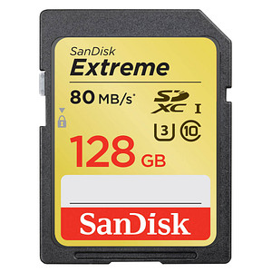 SanDisk Speicherkarte SDXC-Card Extreme 128 GB von Sandisk