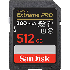 SanDisk Speicherkarte SDXC-Card Extreme PRO 512 GB SanDisk Speicherkarte SDXC-Card Extreme PRO 512 GB von Sandisk