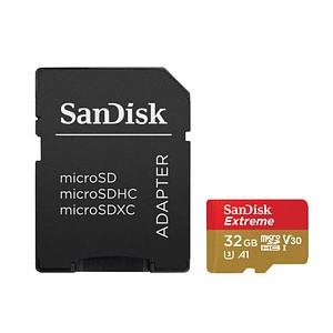 SanDisk Speicherkarte microSDHC-Card Extrem 32 GB SanDisk Speicherkarte microSDHC-Card Extrem 32 GB von Sandisk