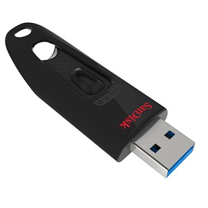 SanDisk USB-Stick Ultra 3.0 schwarz 128 GB von Sandisk