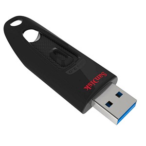 SanDisk USB-Stick Ultra 3.0 schwarz 256 GB SanDisk USB-Stick Ultra 3.0 schwarz 256 GB von Sandisk