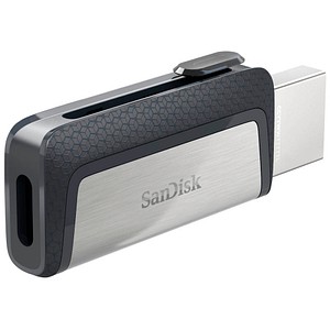 SanDisk USB-Stick Ultra Dual Drive USB Type-C silber, grau 64 GB SanDisk USB-Stick Ultra Dual Drive USB Type-C silber, grau 64 GB von Sandisk