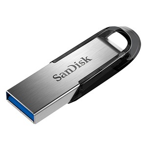 SanDisk USB-Stick Ultra Flair silber, schwarz 256 GB von Sandisk