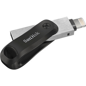SanDisk USB-Stick iXpand Go schwarz, silber 64 GB SanDisk USB-Stick iXpand Go schwarz, silber 64 GB von Sandisk