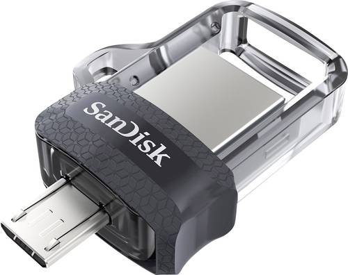 SanDisk Ultra® Dual Drive m3.0 USB-Zusatzspeicher Smartphone/Tablet 128GB Micro USB (OTG), USB 3.2 von Sandisk