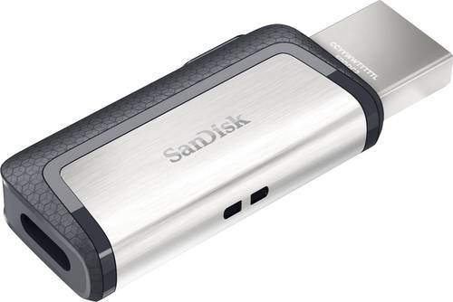 SanDisk Ultra® DualDrive USB-Zusatzspeicher Smartphone/Tablet Silber 32GB USB 3.2 Gen 1 (USB 3.0), von Sandisk