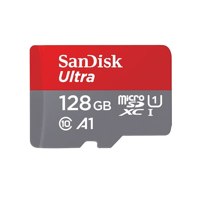 SanDisk Ultra 128 GB microSDXC Speicherkarte Kit (2022) bis 140 MB/s C10, U1, A1 von Sandisk