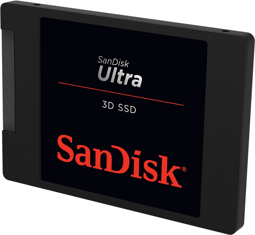 SanDisk Ultra 3D - SSD - 1TB - intern - 2.5 (6,4 cm) - SATA 6Gb/s (SDSSDH3-1T00-G26) von Sandisk