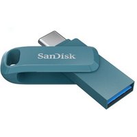 SanDisk Ultra Dual Drive Go 128 GB USB 3.1 Type-C / USB-A Stick Navagio Bay Blau von Sandisk
