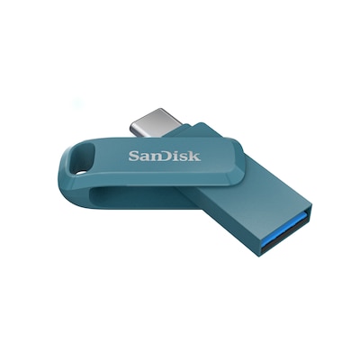 SanDisk Ultra Dual Drive Go 256 GB USB 3.1 Type-C / USB-A Stick Navagio Bay Blau von Sandisk