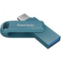 SanDisk Ultra Dual Drive Go 256 GB USB 3.1 Type-C / USB-A Stick Navagio Bay Blau von Sandisk