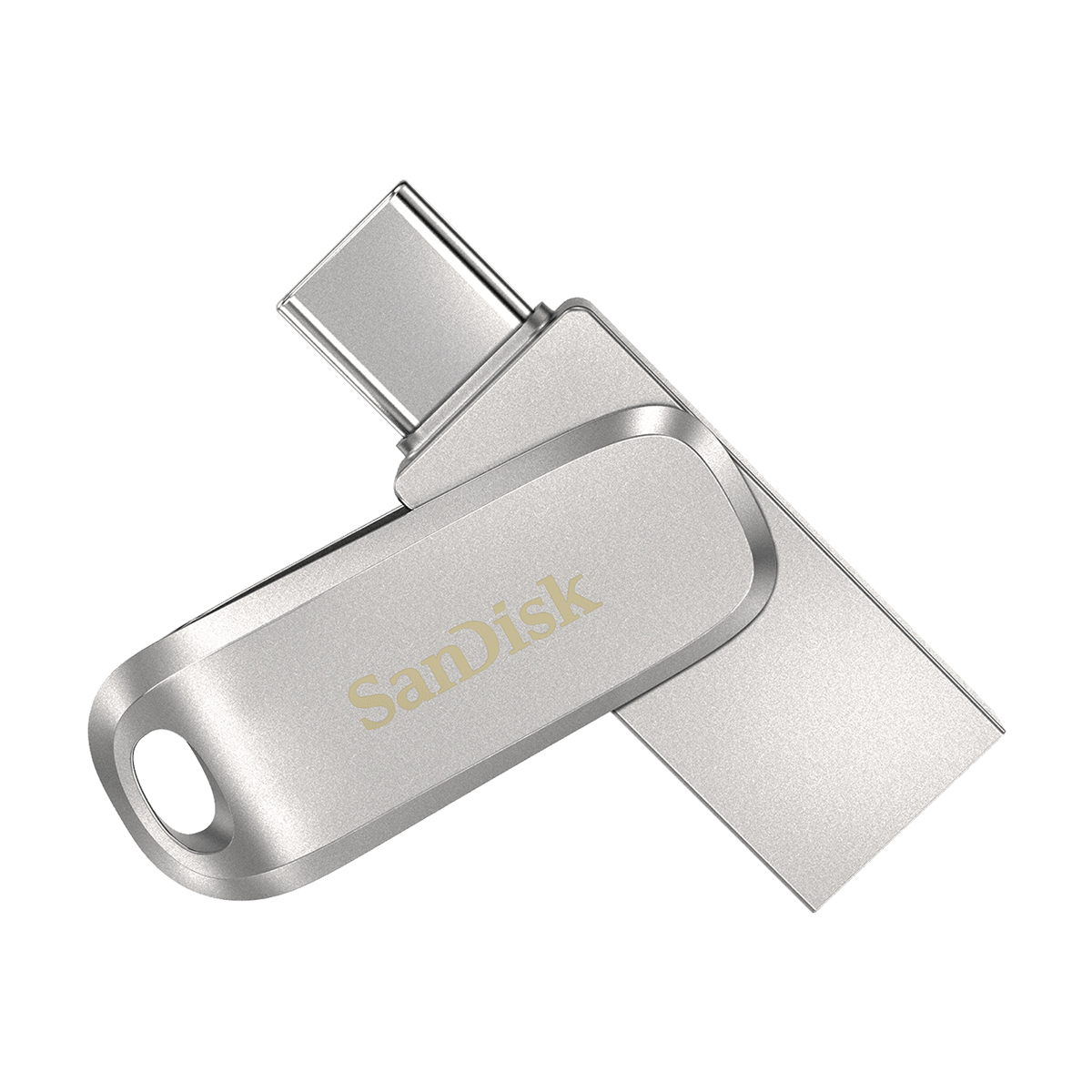 SanDisk Ultra Dual Drive Luxe 128GB Silber - USB-Stick, Typ-C/Typ-A 3.0 von Sandisk