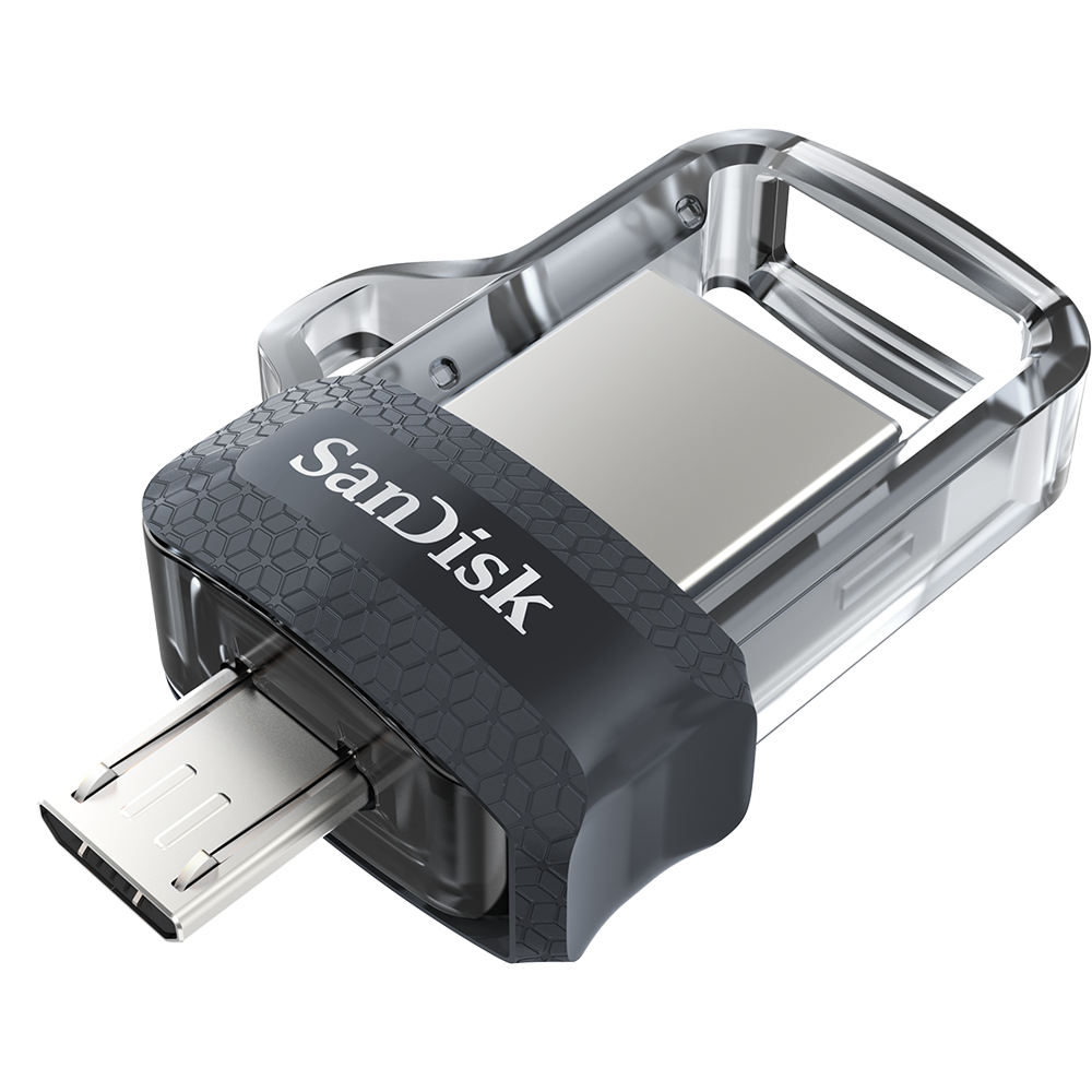 SanDisk Ultra Dual M3.0 - USB-Flash-Laufwerk - 256 GB - USB 3.0 / micro USB von Sandisk