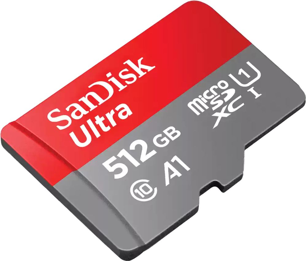 SanDisk Ultra - Flash-Speicherkarte (microSDXC-an-SD-Adapter inbegriffen) - 512GB - A1 / UHS Class 1 / Class10 - microSDXC UHS-I (SDSQUAC-512G-GN6FA) von Sandisk