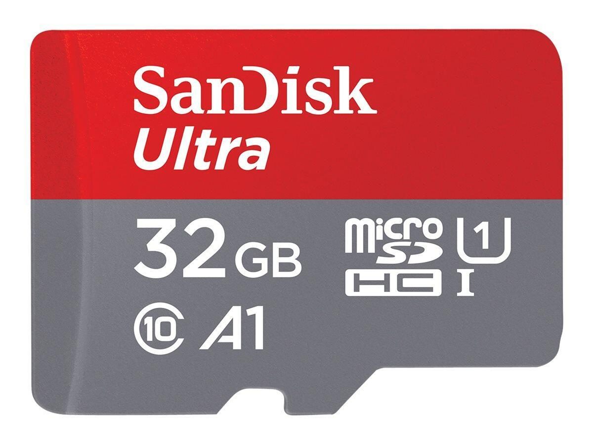 SanDisk Ultra microSDHC Speicherkarte 32GB + SD Adapter SanDisk Ultra microSDHC Speicherkarte 32GB + SD Adapter von Sandisk