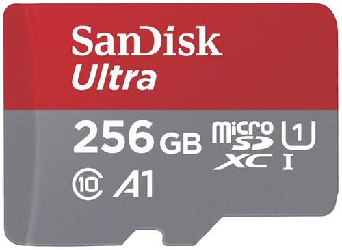 SanDisk microSDXC Ultra 256GB (A1/UHS-I/Cl.10/150MB/s) + Adapter  Mobile  microSDXC-Karte 256GB A von Sandisk