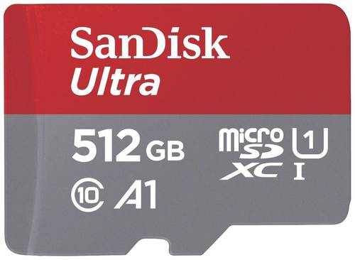 SanDisk microSDXC Ultra 512GB (A1/UHS-I/Cl.10/150MB/s) + Adapter  Mobile  microSDXC-Karte 512GB A von Sandisk