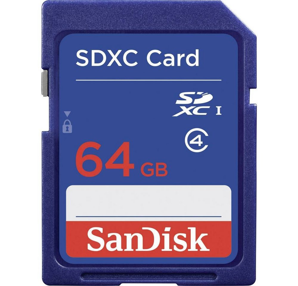 Sandisk ® SDXC™ Karte 64GB Class 4 Speicherkarte von Sandisk