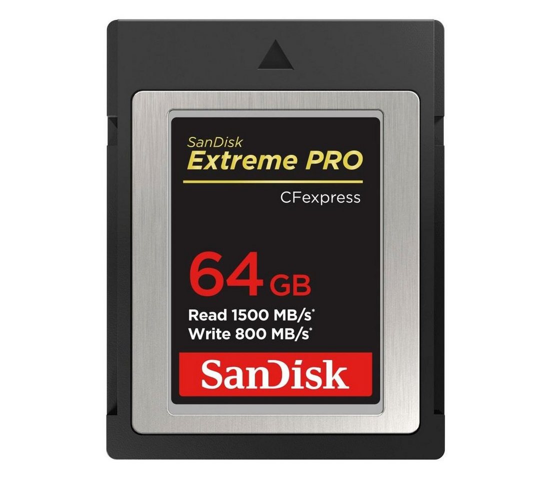 Sandisk CF Extreme PRO CFexpress, Typ B Speicherkarte (64 GB, 1500 MB/s Lesegeschwindigkeit) von Sandisk