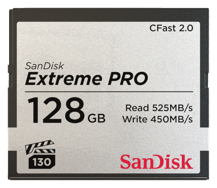 Sandisk Extreme PRO CFAST 2.0 128GB 525MB/s VPG130 Sandisk Extreme PRO CFAST 2.0 128GB 525MB/s VPG130 von Sandisk