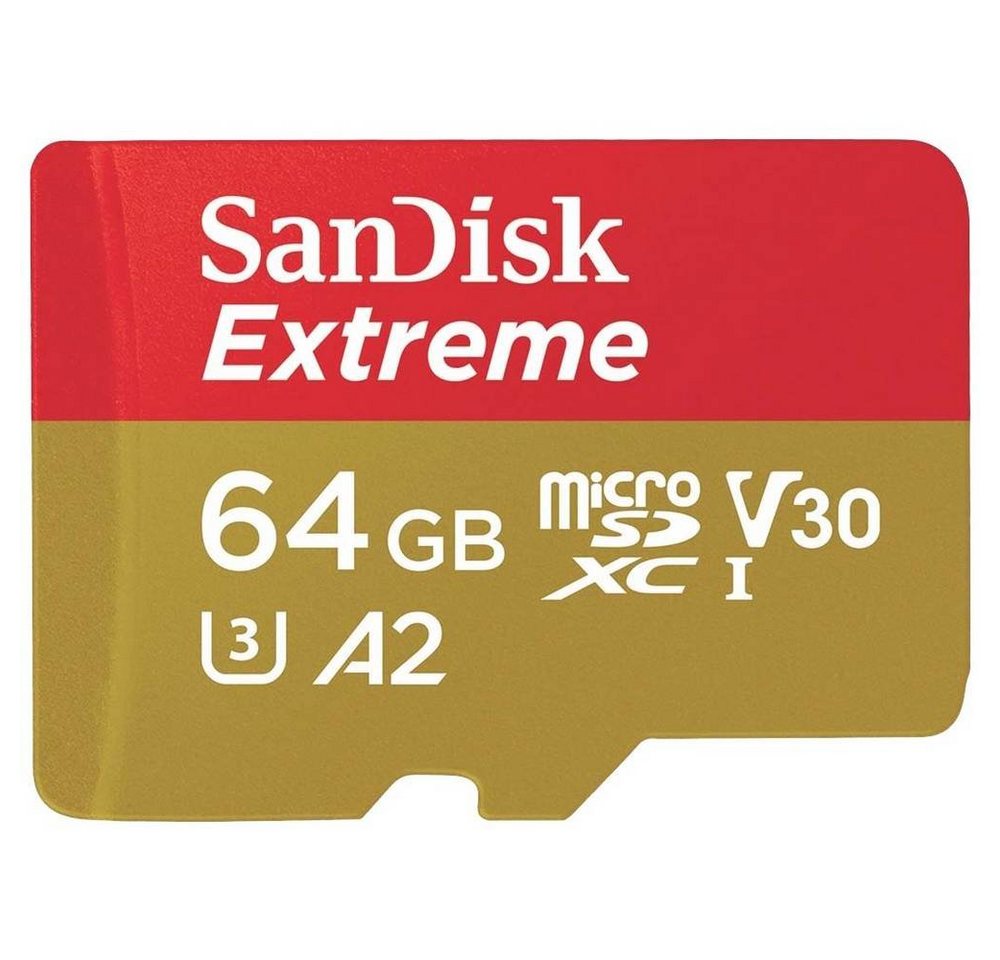 Sandisk Flash-Speicherkarte (microSDXC-an-SD-Adapter Speicherkarte (stoßsicher, Wasserdicht) von Sandisk