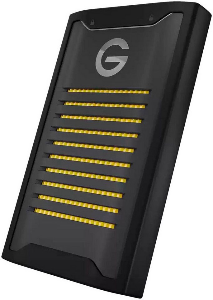 Sandisk G-DRIVE ArmorLock SSD 1TB SSD-Festplatte (1000 GB) 1000 MB/S Lesegeschwindigkeit, 1000 MB/S Schreibgeschwindigkeit von Sandisk