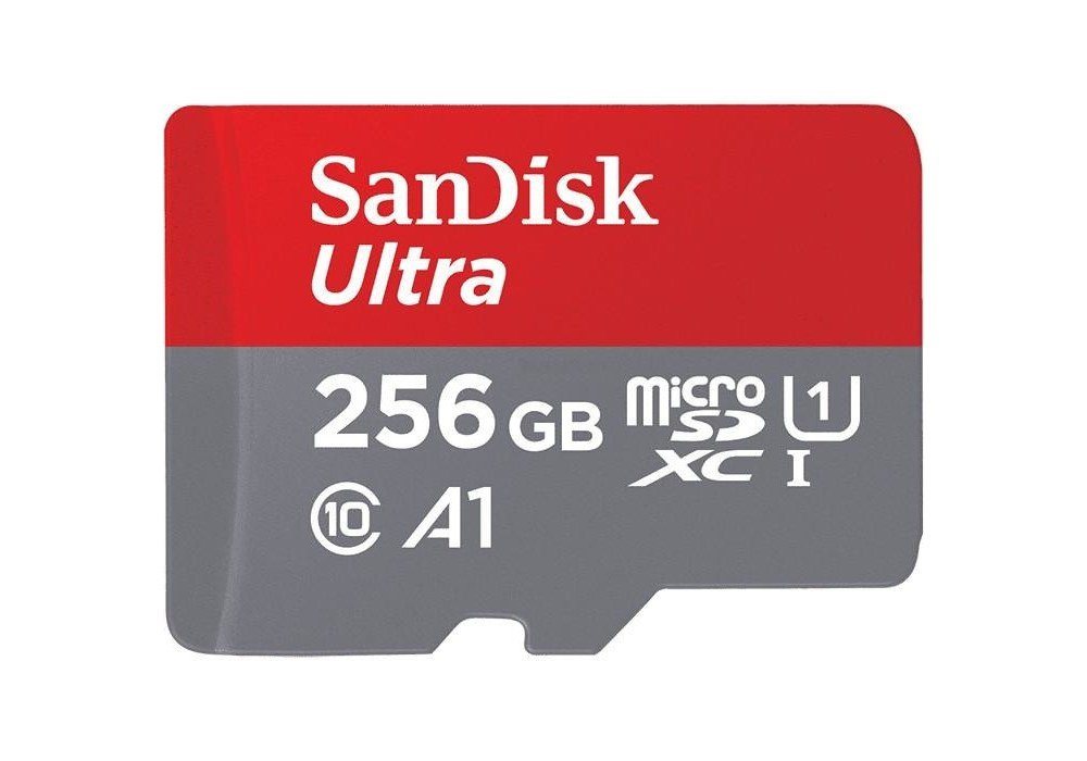 Sandisk MICROSDXC ULTRA Speicherkarte (256 GB, Class 10, UHS-I, U1, A1, 100 MB/s Lesegeschwindigkeit, Class 10, UHS-I, U1, A1) von Sandisk