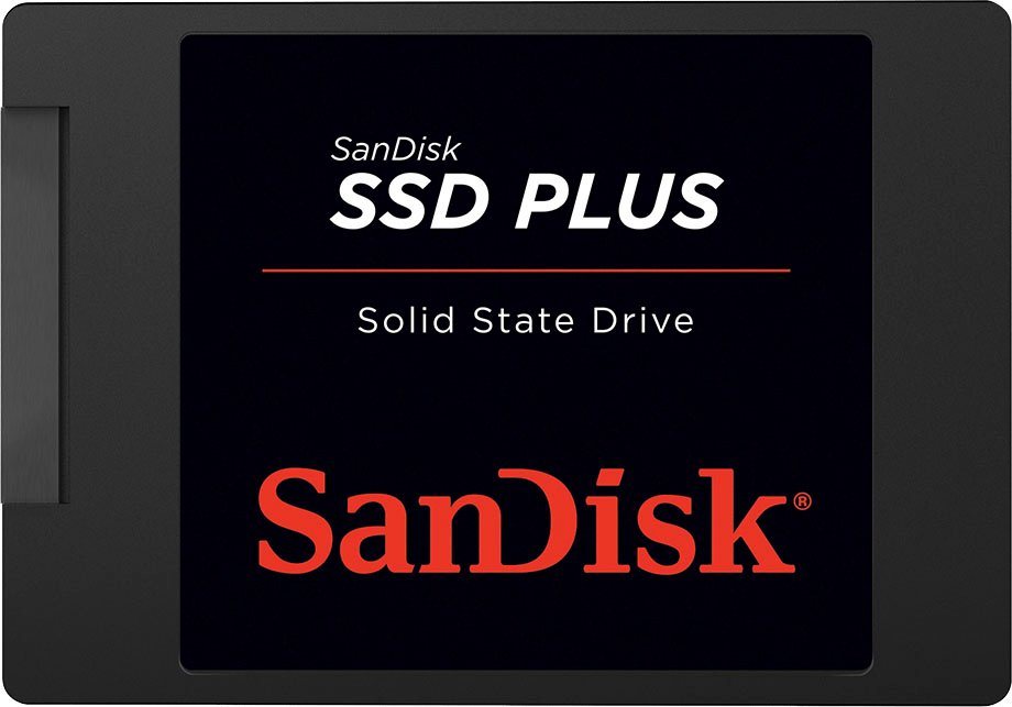 Sandisk PLUS interne SSD (1 TB) 535 MB/S Lesegeschwindigkeit, 350 MB/S Schreibgeschwindigkeit von Sandisk
